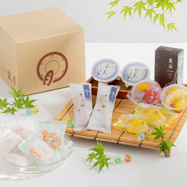 【WEB限定】京都 鼓月 夏の涼やか和菓子セット(送料込)