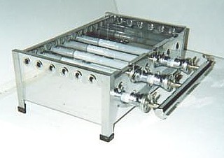 銅製たこ焼き器3枚掛け用ガスコンロ(受注生産品、発送は3週間程度）