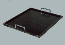 お好み焼き・やきそば用鉄板 ２枚掛け用(受注生産品、発送は3週間程度）