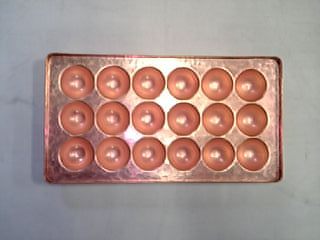 たこ焼き　銅板 直径48mm18個穴の銅板たこ焼き器(1.5mm)