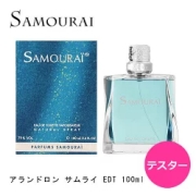 【テスター】 アランドロン サムライ EDT SP 100ml | 訳あり お試し メンズ 男性 男性用 香水 香り フレグランス オードトワレ ローズ バラ ジャスミン ヨモギ シダーウッド サンダルウッド ウッディ バニラ ムスク