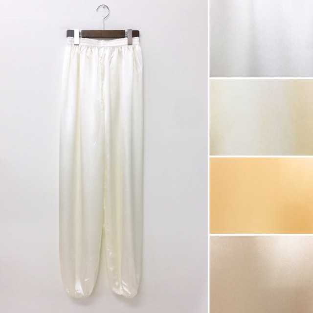 太極拳パンツ薄手サテン