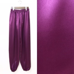 【SALE】￥3400→￥1700　太極拳パンツ　ポリサテン（薄手）　パープル系