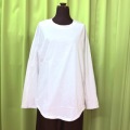 【丈長め】無地長袖Ｔシャツ