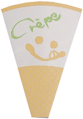 クレープ袋（スマイル）2000枚入り