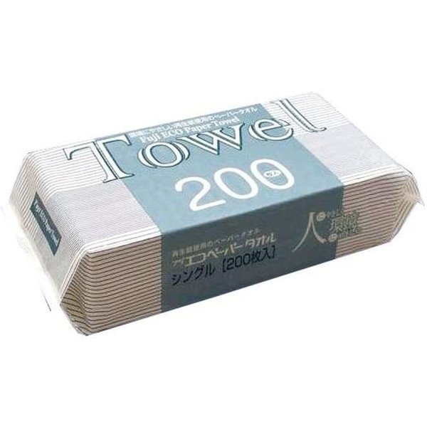 送料無料 ペーパータオル フジナップ エコペーパータオル 中判 200枚 30パック 業務用 手拭き　