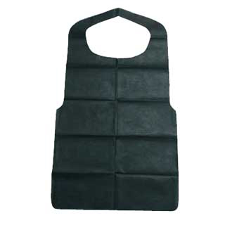 不織布　エプロン 選べる白 or 黒 25枚x40ポリ(1000枚) 業務用