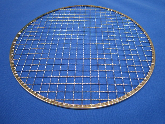 焼肉用金網27cm　丸　平型400枚入り　業務用