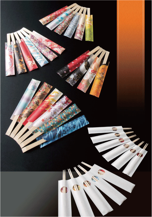 箸袋 L(37x190mm) 選べるきものシリーズ 500枚入り