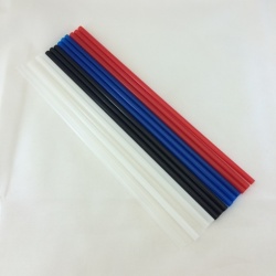 送料無料　ストレートストロー 4.5mm x 180mm アイスコーヒー用　裸 選べるカラー 1000本x5小箱　