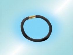 ヘアゴム　ハダカ　黒 500個入り