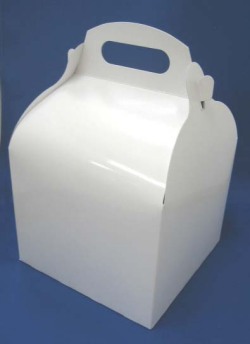 ケーキ箱　シフォンケーキ用(白無地） 100枚入り