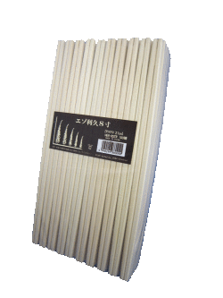割り箸　エゾ利久箸(21cm) 裸 100膳ポリ入り