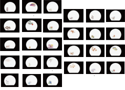 テーブルマット 敷き紙　尺３半月　選べる柄　100枚