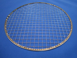 焼肉用金網27cm　丸　平型400枚入り　業務用