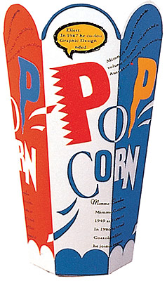 ポップコーンケース　（P） 500枚入り　 業務用　テイクアウト