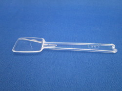 使い捨てプラスチックスプーン 透明 90mm バラ 100本