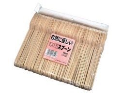 業務用 使い捨て 木製スプーン16cm 100本入り