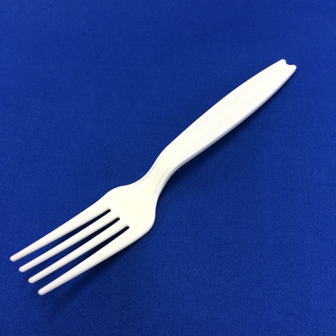 ホワイトプラスチックフォーク 未開封 プラスチックフォーク 単袋入