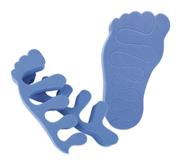 「あす着」足指パット ストレッチパット (STRETCH PAD)×500個セット - 足指を広げて心地よい刺激を感じられます。ペディキュアをするときにもお使いください。「フットケア」「ネイルケア」「送料無料」 足指パット ストレッチパッド 袋入り(マット) 1000個 選べるカラー