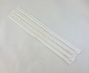送料無料　ストレートストロー 6mm x 210mm ジュース用　紙包装　選べるカラー 500本x5小箱