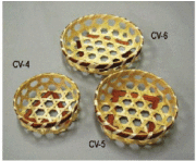 ミニ竹かご　CV-4 茶 φ8xH3cm　30個