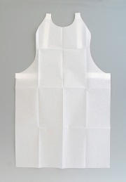 紙エプロン　大　100枚x10ポリ(1000枚)