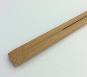 割り箸　竹天削24cm 炭化箸（すす竹） 100膳ポリ入り