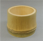 竹製おちょこ　青竹丸 φ6xH4.5cm 10個