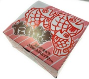 鯛焼き箱5個用（ピンク）800枚入り　業務用　テイクアウト