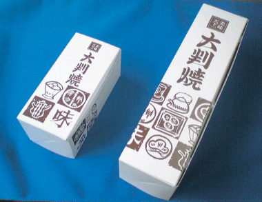 大判焼き5個用箱（美味　小） 200枚入り　　業務用　テイクアウト