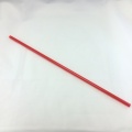 送料無料　ストレートストロー 6mm x 300mm ジュース用ロング　裸  赤  500本x5小箱　