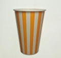 紙コップ14オンス （ストライプ 415cc) SCM-400PP 50個入り