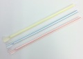 スプーンストロー（裸　ストライプアソート）　500本x20小箱 業務用 かき氷