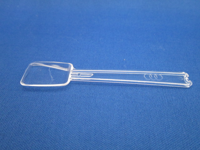 使い捨てプラスチックスプーン 透明 90mm バラ 100本