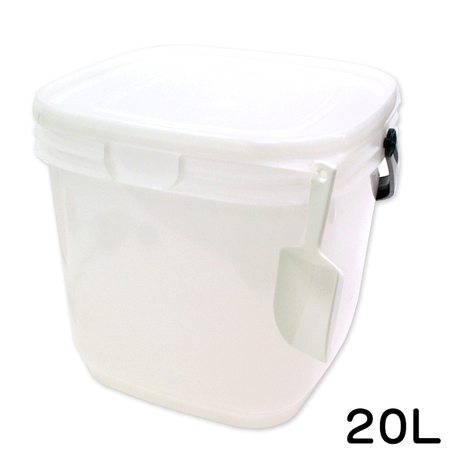 密閉フードパーカー20L　スコップ付き