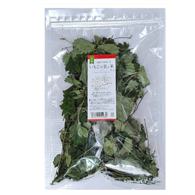 素材の美味しさ いちごの葉と茎 30g