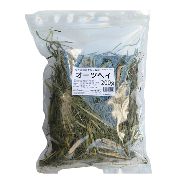 うさぎ畑のグルメ牧草　オーツヘイ 200g
