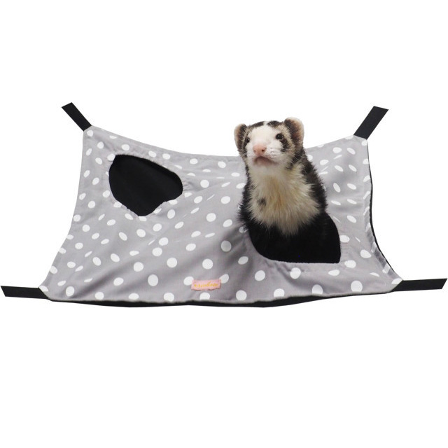 ハートのポケットハンモック　グレー