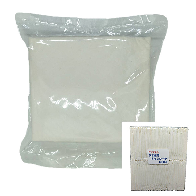 【4,000円以上でプレゼント】オリジナル うさぎ用トイレシーツ(5枚入) お試し品