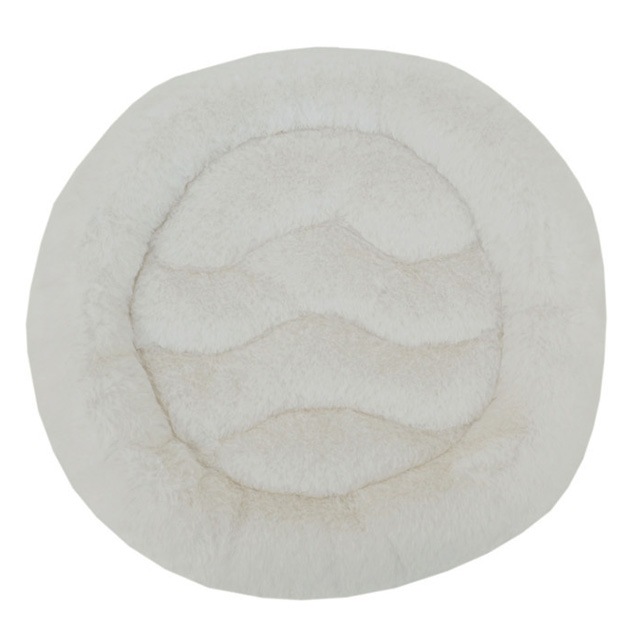 もこもこラウンドマット　ホワイト