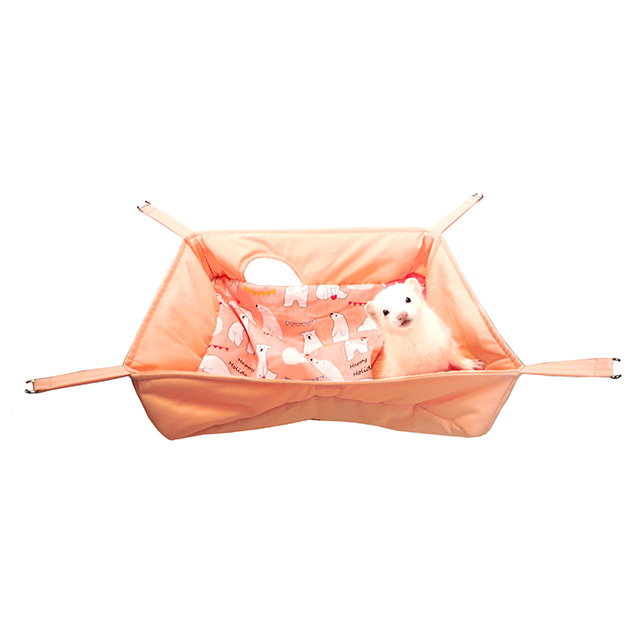 サマーグーグーベッド　しろくま　ピンク