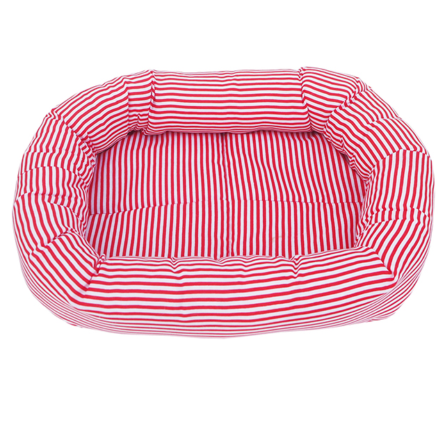 うさちゃんのハッピーベッドボーダー　レッド