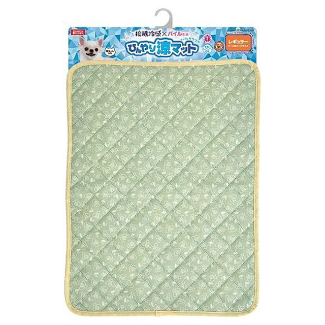 ひんやり涼マットレ ギュラー　グリーン