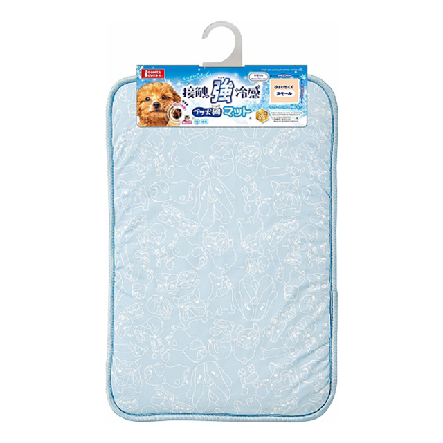 接触強冷感 ブサ犬マット スモール