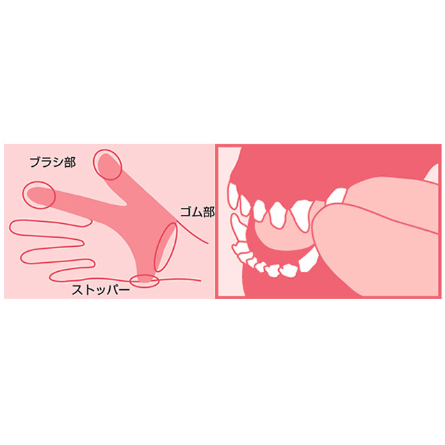 犬口ケア　ゆび歯ぶらし 【歯ブラシ】