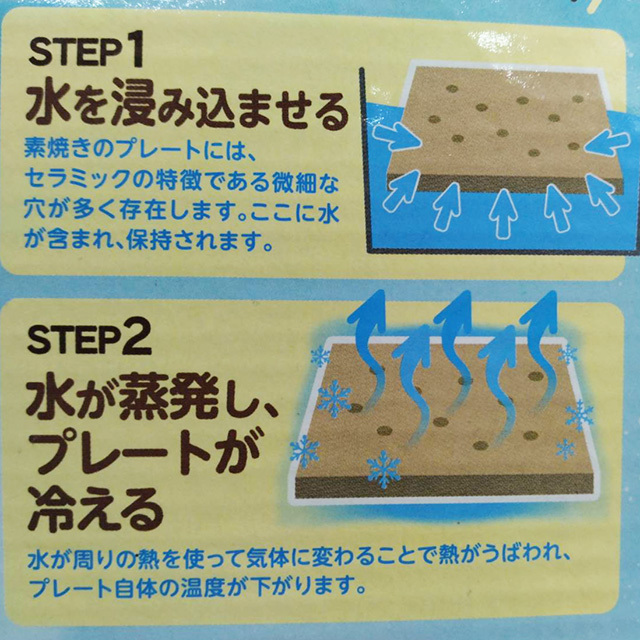 ひんやりセラミックプレートＭ