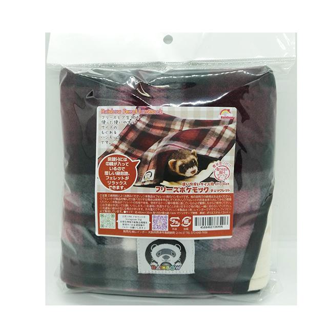 フリースポケモック　チェックレッド