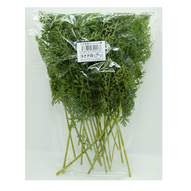 店舗販売限定品】うさぎ畑 新鮮にんじん葉 80g