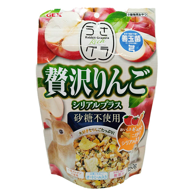 GEX　うさグラ 贅沢りんご シリアルプラス 150g
